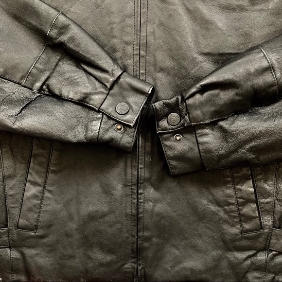 Leather Jacket Basic Equipment Size Small Black - Picture 4 of 8